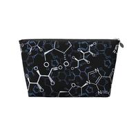 Symboles de Chimie Chimique, Trousse de Toilette Trousse de Maquillage Sac à cosmétiques Trousse de Toilette de Voyage Portable