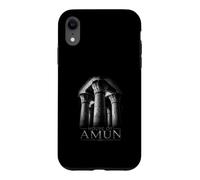 Symboles de la Colonne du Temple égyptien de la Maison d'Amon Coque pour iPhone XR