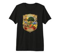 Symboles de l'État du Texas - Souvenir T-Shirt Haut de Gamme