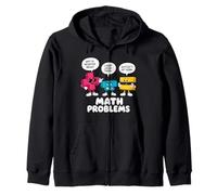Symboles de problèmes mathématiques drôle pour Professeur de rentrée Scolaire Sweat à Capuche