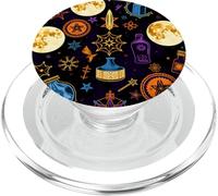 Symboles Magiques Lune étoiles Potion Mystique Art Abstrait PopSockets PopGrip pour MagSafe
