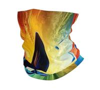 Symboles musicaux et motifs rotatifs imprimés foulard, bandeau, serviette pour hommes et femmes, masque de sport multifonctionnel