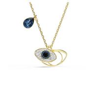 Symbolica P_130769 Pendentif doré brillant Bleu Taille unique Cristal
