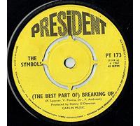 SYMBOLS (60'S GROUP) - BEST PART OF BREAKING UP 7 INCH (7" VINYL 45) UK PRESIDENT 1967