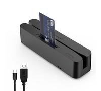 Symcode Lecteur de carte à puce magnétique multifonction, lecteur de carte de crédit, lecteur de carte à puce mémoire, lecteur de carte à puce NFC sans contact peut être utilisé avec registre de
