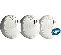 SYMEX 3 détecteurs avertisseurs autonomes de fumée (DAAF) certifiés NF - Symex SYM3200