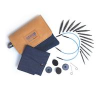 Symfonie : Indigo Bois : Mini Interchangeable Aiguille Set - Jean Set,Pointes