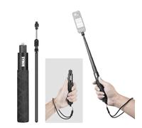 SYMIK Perche à Selfie Invisible pour Insta360 70 cm / 27,6 in, Tige d'extension en Alliage d'aluminium, Perche Monopode Portable Extensible pour Insta 360 X5 X4 Air X3 One X2 pour Osmo 360