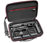 SYMIK S320-X Étui de Transport pour Caméra d'action Insta360 X4 X5, étanche, Antichoc, Sac de Voyage Compact avec Bandoulière, Sacoche Nylon à Coque Rigide pour Kit D'accessoires Insta360 X4