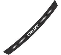 Symilov Voiture Fiber Carbone Arrière Protection de Pare-Chocs, pour Chev-rolet Cruze Spark Equinox Sonic Captiva Aveo, Arrière Coffre Seuil Couvercle Garde Pédales Anti-Rayures Autocollant,Cruze