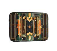 Symmetrical Circuit Housse pour ordinateur portable 15" Motif imprimé fin et portable Idéal pour le bureau, les voyages et les trajets