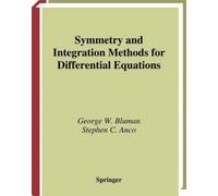 Symmetry And Integration Methods For Differential Equations