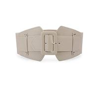 SYMOL Ceinture Large Extensible Pour Femmes,Taille 65cm-160cm Corset Vintage à Boucle Epaisse large Ceinture 7,5cm de Large