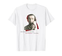 Symonenko Citation romantique Poésie ukrainienne, amour et silence T-Shirt