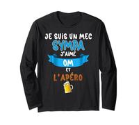 Sympa Om L'Apéro Humour Marseille Supporter Foot Manche Longue