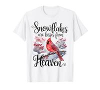 Sympathie commémorative du Cardinal Snowflakes Kisses from Heaven T-Shirt