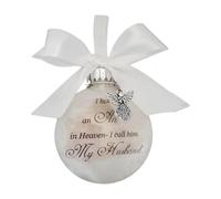 Sympathy Christmas Tree Decorations - Pendentif de souvenir | Memory Ornament Gift for Dad, Women Men, Family, Memorial Keepsake, Holiday Sentiment, Grief Support, Thoughtful Present