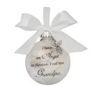 Sympathy Christmas Tree Decorations - Pendentif de souvenir | Memory Ornament Gift for Dad, Women Men, Family, Memorial Keepsake, Holiday Sentiment, Grief Support, Thoughtful Present