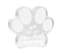 Sympathy Crystal Gift For Pets | Light-Reflecting Display Keepsake For Loss Of Dog or Cat, Thoughtful Sympathy Gift Family, Friends, Chiot, , Home, Indoor, Office Memorial