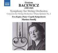 NAXOS – Symphonie et concerto pour orchestre à cordes – Quintette avec piano n° 1 – CD