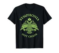 Symphonia Chaos Théologie orthodoxe de l'Aigle Byzantin T-Shirt