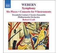Webern – Symphonie, Six pièces, Concerto pour neuf instruments – CD – NAXOS