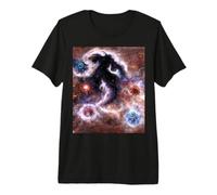 Symphonie céleste : Une nébuleuse Galactique Abstraite captivante T-Shirt Haut de Gamme