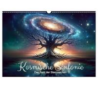 Symphonie cosmique : la danse des signes du zodiaque (Calendrier mural 2026 DIN A3 horizontal), CALVENDO calendrier mensuel