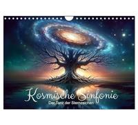 Symphonie cosmique : la danse des signes du zodiaque, Version française (Calendrier mural 2026 DIN A4 portrait), Calendrier CALVENDO mensuel