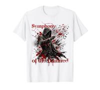 Symphonie des damnés - Art métallique à Pois T-Shirt Graphique avec Valeur