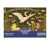 Symphonie des Marais Puzzle en Bois Imperméable DIY Puzzles De 1000 Pièces pour Adultes Amusant Jeux De Stimulants