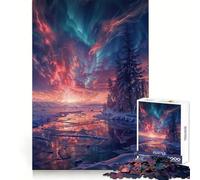 Symphonie d'hiver Puzzle de 1000 pièces pour Adultes Jeu intellectuel et Relaxant Découpe de qualité Pièce d'art raffinée 38x52cm