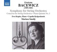 NAXOS – Symphonie et concerto pour orchestre à cordes – Quintette avec piano n° 1 – CD