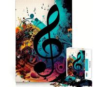 Symphonie Musicale V, Puzzle de 1000 Pièces pour Adolescents, Jouet Wise Think, Calme et Amusant, Découpe Claire, Objet de Collection Art (50x75cm)