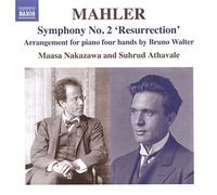 Mahler – Symphonie n°2 «Résurrection», Arrangement pour piano à 4 mains de Bruno Walter – CD