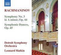 Leonard Slatkin – Symphonie n°3 Op.44 et Danses Symphoniques Op.45 – CD – NAXOS