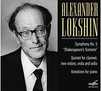 Symphonie N°5 Sonnets de Shakespeare (1969) / Quintette pour Clarinette, Deux violons, Alto et Violoncelle (1955) / Variations pour Piano (1953) [Import]
