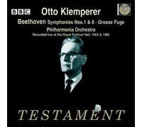 Symphonie No. 1 En Ut Majeur Opus 21, Symphonie No. 8 En Fa Majeur Opus 93
