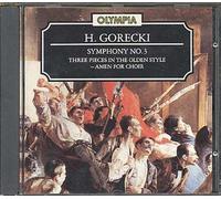 Symphonie No. 3, Amen, 3 Pieces Orch.. De Chambre De Varsovie & Rso Pologne