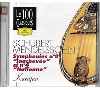 Herbert von Karajan - Symphonies n°8 "Inachevée" / n°4 "Italienne" (Coll.les 100 class.)