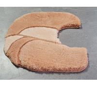 Symphonie Saumon / Lachsrosa-Mix Tapis pour les Toilettes avec Découpage 55x55cm