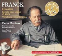 Symphonie Sonate Variations symphoniques CD