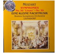 Mozart – Leinsdorf / Boston Sym Orch – Symphonies n°36 et 39 – CD – RCA