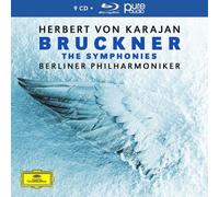 BRUCKNER-DIE SINFONIEN-KARAJAN/BERLINER PHILHARMONIKER 9 CD+ BLU RAY AUDIO NEUF