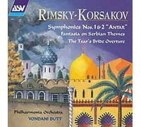 Symphonies No. 1 En Mi Bémol Majeur Opus 1 Et No. 2 Opus 9 "Antar", Fantaisie Sur Des Thèmes Serbes, Ouverture De La Fiancée Du Tsar Fantasia