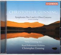 Gunning / Gunning,Ve - Symphonies Nos 3 & 4 Oboe Concerto [New CD]