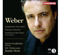 Carl Maria von Weber – Symphonies Nos. 1 et 2 – CD – NAXOS