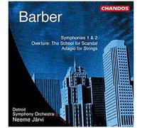 Symphonies Nos. 1 & 2, Adagio, School For Scandal Orch. Symph. De Detroit