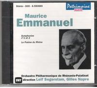 Symphonies Nos. 1 & 2, Le Poeme Du Rhone Philh. De Rhénanie