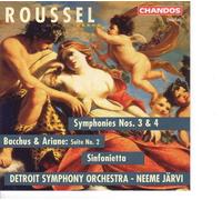 Symphonies Nos. 2 & 4, Sinfonietta, Bacchus & Ariana Suite Detroit Symph.